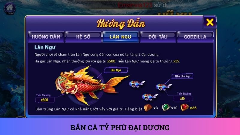 Bắn cá Đại chiến Thái Bình Dương gây ấn tượng mạnh