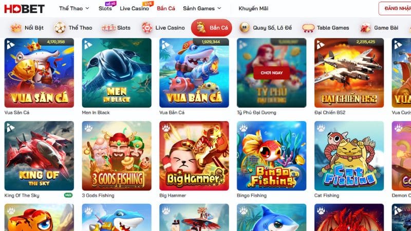 Giới thiệu HDBET với trò chơi bắn cá đổi thưởng lôi cuốn.