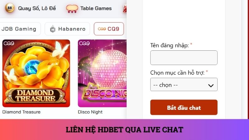 Bạn có thể kết nối nhà cái qua live chat