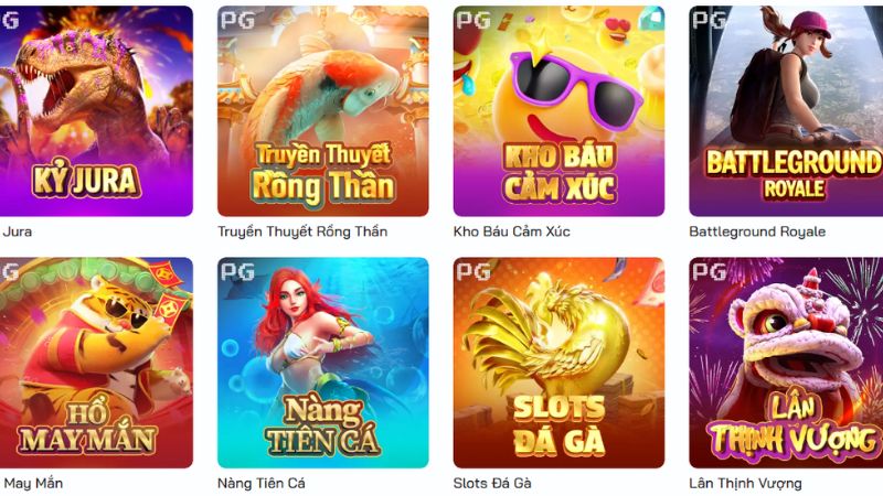 PG Soft là sảnh slots nổi bật