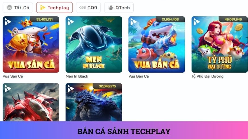 Sảnh TechPlay quy tụ nhiều tựa game hot