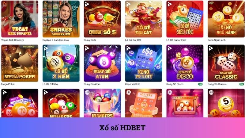 Xổ số, lô đề tại nhà cái hấp dẫn