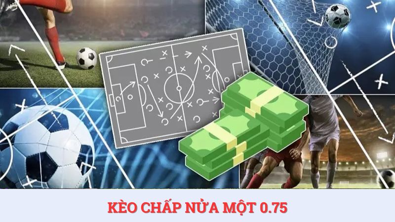 Cách đọc kèo bóng đá Việt Nam đối với kèo chấp 0.75 tại HDBET