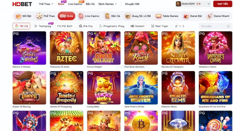 Giới thiệu game quay slot đổi thưởng HDBET