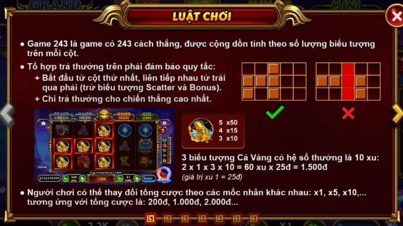 Luật chơi Kho Báu Tứ Linh